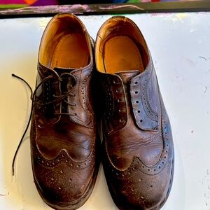Dr Martens Brown Leather Brogue Oxford WingTip  3989/59  AW 004 US Size 10